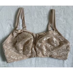 Wacoal 85276 Awareness Full Figure Seamless Wire Free Bra Nude New Size 42DD